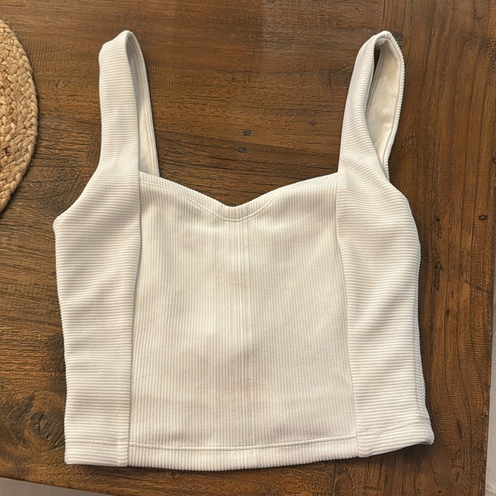 Lululemon white tank